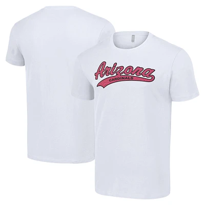 Men's Starter White Arizona Cardinals Tailsweep T-Shirt