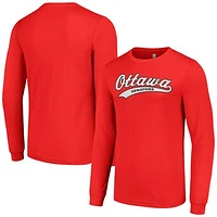 Men's Starter Red Ottawa Senators Tailsweep T-Shirt