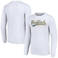 Men's Starter White Buffalo Sabres Tailsweep T-Shirt