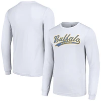 Men's Starter White Buffalo Sabres Tailsweep T-Shirt