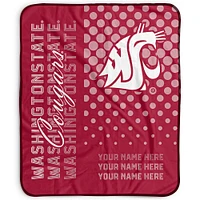 Pegasus Washington State Cougars 50" x 60" Dots Personalized Fleece Blanket