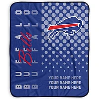 Pegasus Buffalo Bills 50" x 60" Dots Personalized Fleece Blanket