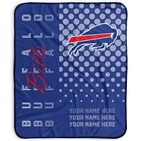 Pegasus Buffalo Bills 50" x 60" Dots Personalized Fleece Blanket