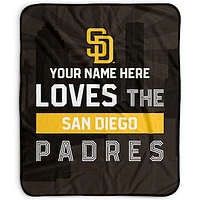 Pegasus San Diego Padres 50" x 60" City Skyline Personalized Fleece Blanket