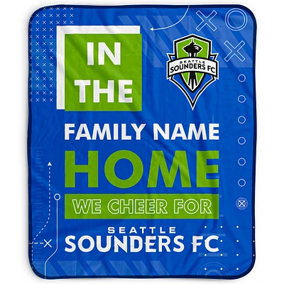 Pegasus Seattle Sounders FC 50" x 60" "We Cheer" Personalized Fleece Blanket