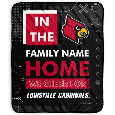 Pegasus Louisville Cardinals 50" x 60" "We Cheer" Personalized Fleece Blanket