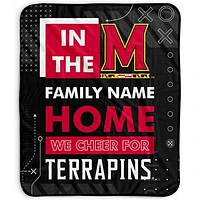 Pegasus Maryland Terrapins 50" x 60" "We Cheer" Personalized Fleece Blanket