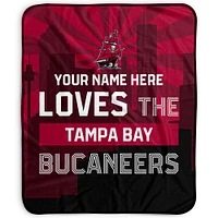 Pegasus Tampa Bay Buccaneers 50" x 60" City Skyline Personalized Fleece Blanket