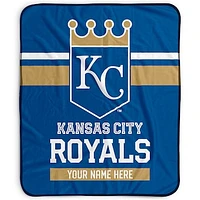 Pegasus Kansas City Royals 50" x 60" Stripes Personalized Fleece Blanket