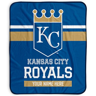 Pegasus Kansas City Royals 50" x 60" Stripes Personalized Fleece Blanket