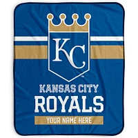 Pegasus Kansas City Royals 50" x 60" Stripes Personalized Fleece Blanket