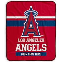 Pegasus Los Angeles Angels 50" x 60" Stripes Personalized Fleece Blanket