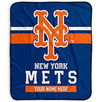 Pegasus New York Mets 50" x 60" Stripes Personalized Fleece Blanket