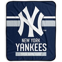 Pegasus New York Yankees 50" x 60" Stripes Personalized Fleece Blanket