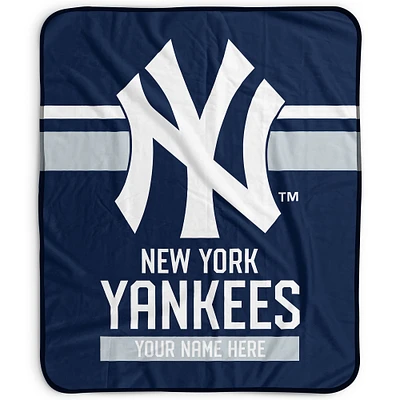 Pegasus New York Yankees 50" x 60" Stripes Personalized Fleece Blanket