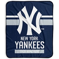 Pegasus New York Yankees 50" x 60" Stripes Personalized Fleece Blanket