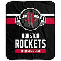Pegasus Houston Rockets 50" x 60" Stripes Personalized Fleece Blanket
