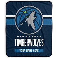 Pegasus Minnesota Timberwolves 50" x 60" Stripes Personalized Fleece Blanket