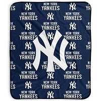 Pegasus New York Yankees 50" x 60" Repeat Wordmark Fleece Blanket