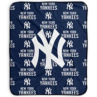 Pegasus New York Yankees 50" x 60" Repeat Wordmark Fleece Blanket