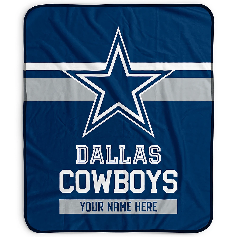 Pegasus Dallas Cowboys 50" x 60" Stripes Personalized Fleece Blanket