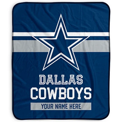 Pegasus Dallas Cowboys 50" x 60" Stripes Personalized Fleece Blanket