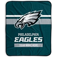 Pegasus Philadelphia Eagles 50" x 60" Stripes Personalized Fleece Blanket