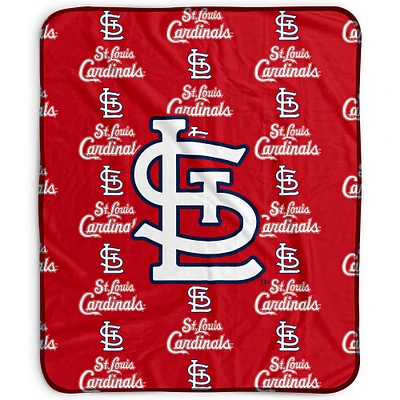 Pegasus St. Louis Cardinals 50" x 60" Repeat Wordmark Fleece Blanket