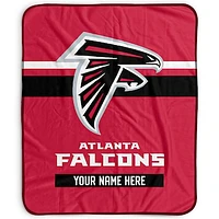 Pegasus Atlanta Falcons 50" x 60" Stripes Personalized Fleece Blanket