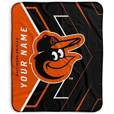 Pegasus Baltimore Orioles 50" x 60" Arrow Personalized Fleece Blanket