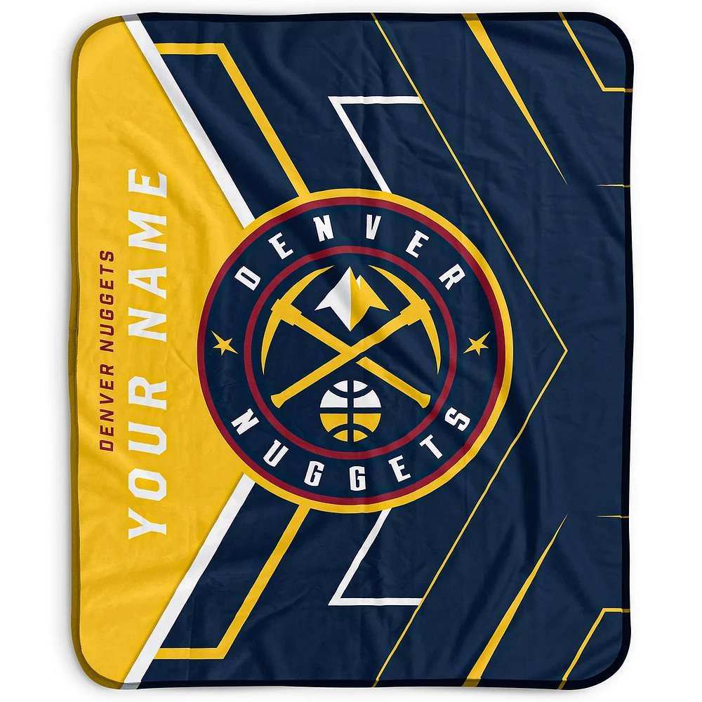 Pegasus Denver Nuggets 50" x 60" Arrow Personalized Fleece Blanket