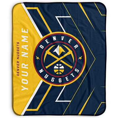 Pegasus Denver Nuggets 50" x 60" Arrow Personalized Fleece Blanket