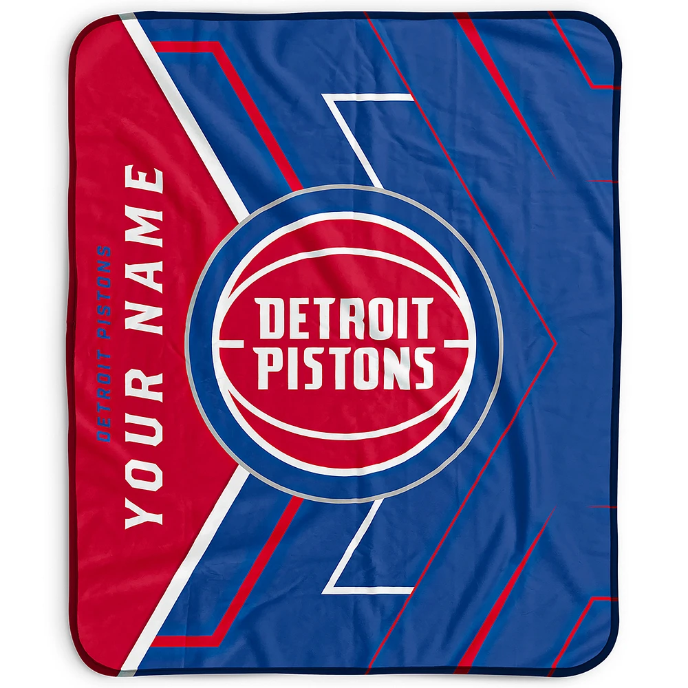 Pegasus Detroit Pistons 50" x 60" Arrow Personalized Fleece Blanket