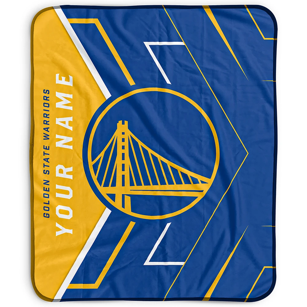 Pegasus Golden State Warriors 50" x 60" Arrow Personalized Fleece Blanket