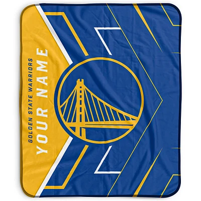 Pegasus Golden State Warriors 50" x 60" Arrow Personalized Fleece Blanket