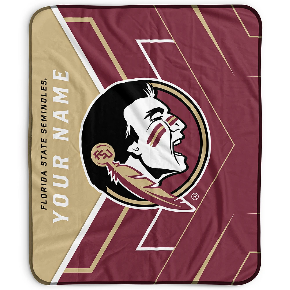 Pegasus Florida State Seminoles 50" x 60" Arrow Personalized Fleece Blanket
