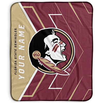 Pegasus Florida State Seminoles 50" x 60" Arrow Personalized Fleece Blanket