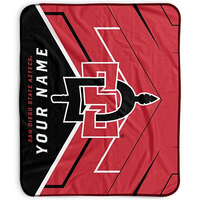Pegasus San Diego State Aztecs 50" x 60" Arrow Personalized Fleece Blanket