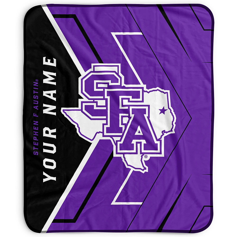 Pegasus Stephen F Austin Lumberjacks 50" x 60" Arrow Personalized Fleece Blanket