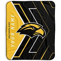 Pegasus Southern Miss Golden Eagles 50" x 60" Arrow Personalized Fleece Blanket