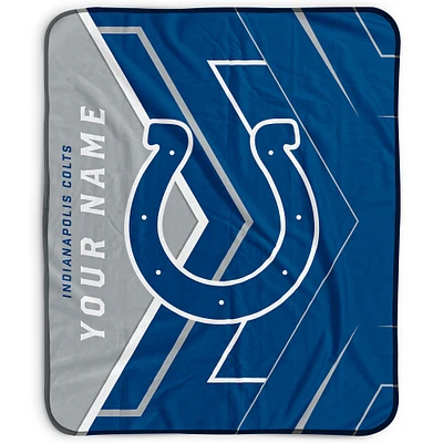 Pegasus Indianapolis Colts 50" x 60" Arrow Personalized Fleece Blanket