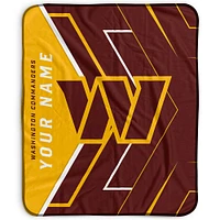 Pegasus Washington Commanders 50" x 60" Arrow Personalized Fleece Blanket