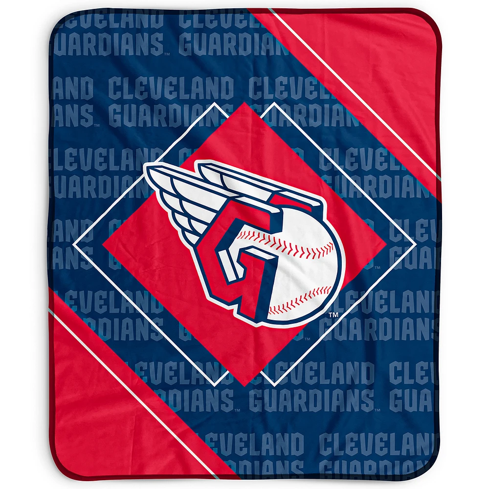 Pegasus Cleveland Guardians 50" x 60" Diamond Logo Fleece Blanket