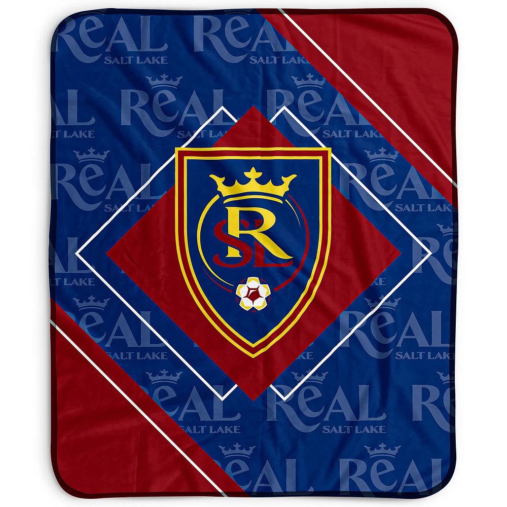 Pegasus Real Salt Lake 50" x 60" Diamond Logo Fleece Blanket