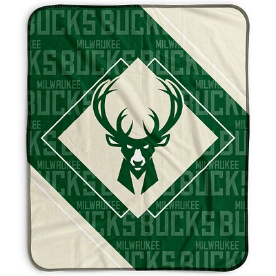 Pegasus Milwaukee Bucks 50" x 60" Diamond Logo Fleece Blanket