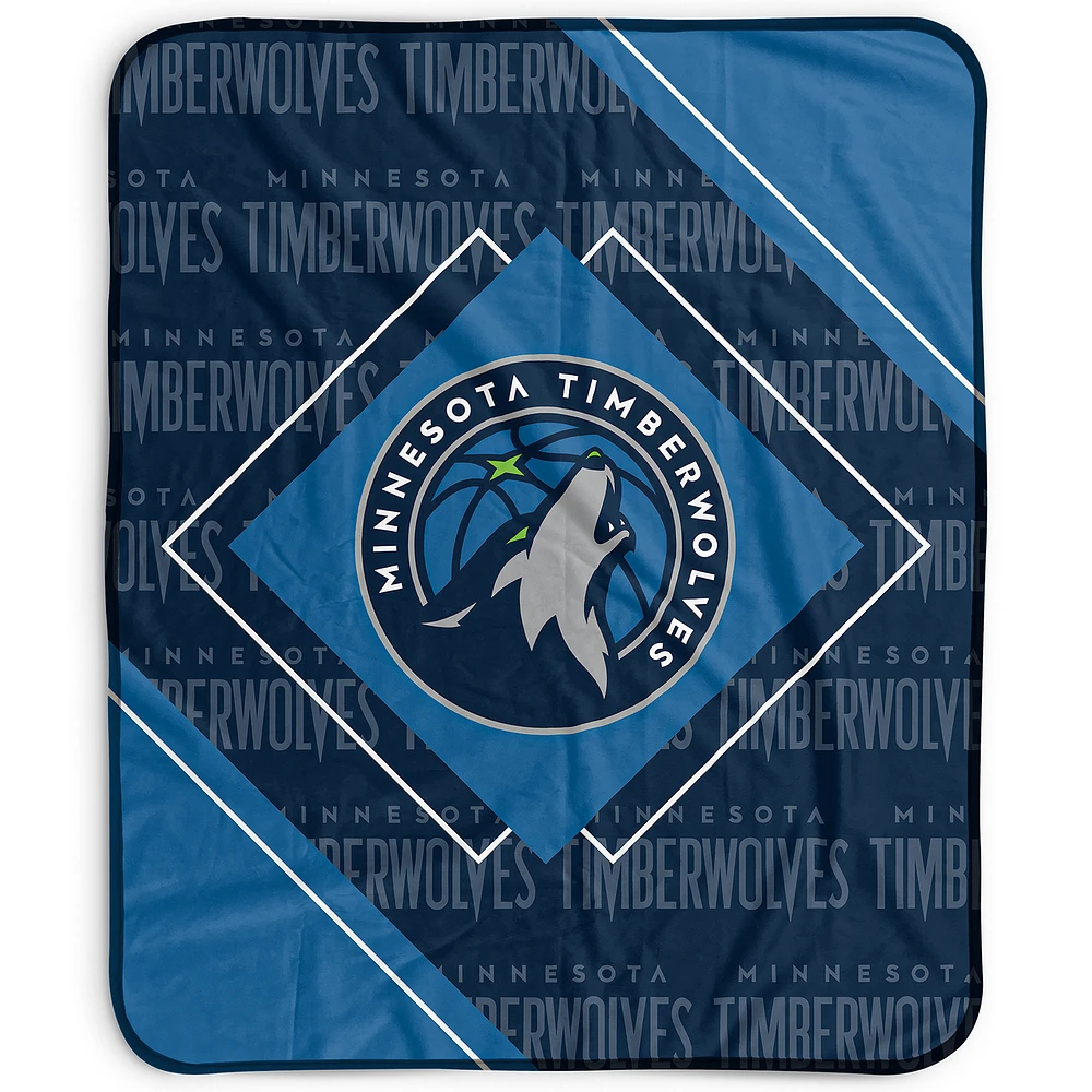 Pegasus Minnesota Timberwolves 50" x 60" Diamond Logo Fleece Blanket
