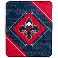 Pegasus New Orleans Pelicans 50" x 60" Diamond Logo Fleece Blanket