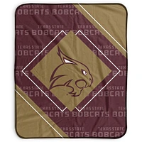 Pegasus Texas State Bobcats 50" x 60" Diamond Logo Fleece Blanket
