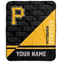 Pegasus Pittsburgh Pirates 50" x 60" Split Wordmark Personalized Fleece Blanket