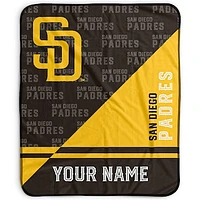 Pegasus San Diego Padres 50" x 60" Split Wordmark Personalized Fleece Blanket